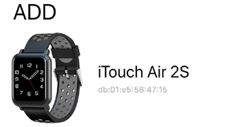 Instellen met uw smartphone - Selecteer iTOUCH AIR 2S om te koppelen