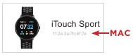 Zoek en selecteer iTouch Sport om te koppelen - Stap 1