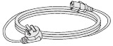 Stroomkabel (75/85 inch)