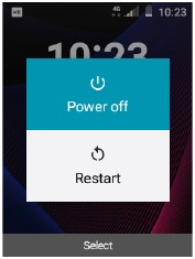 Uw telefoon in-/uitschakelen