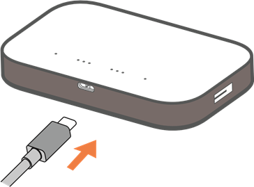 Uw mobiele hotspot opladen