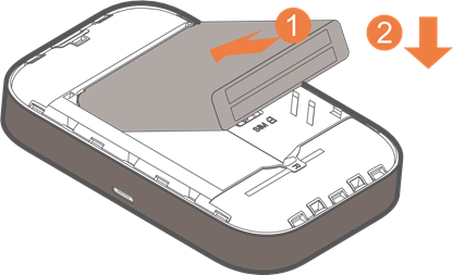 De batterij plaatsen/verwijderen Stap 1