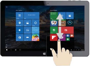 Image slide applications - Slide with finger
