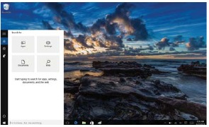 Search menu