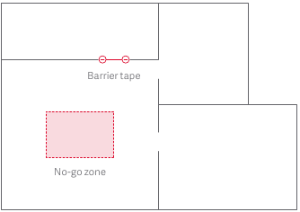 Verboden zones/Afzetlint