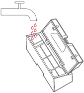 Routineonderhoud De filter reinigen Stap 2