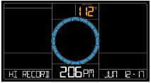 Feels Like HI Temp met Tijd/Datum