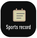 Registreer recente sporten