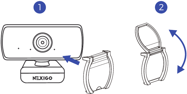 Hoe de privacy-sluiter van de webcam te gebruiken