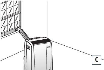 AIRCONDITIONING ZONDER INSTALLATIE - Schuifraam