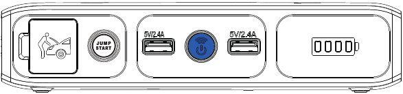 EEN ELEKTRONISCH APPARAAT OPLADEN MET BEHULP VAN EEN 5V/2.4A USB-UITGANGSPOORT