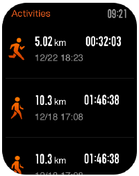 Trainingsrecord stap 1