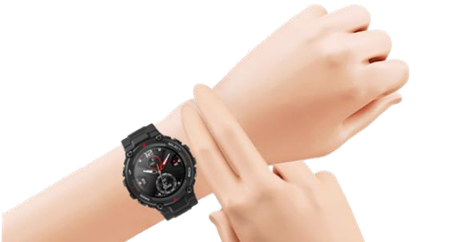 Het horloge dragen en opladen