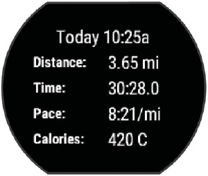 Hardloopsessie opslaan