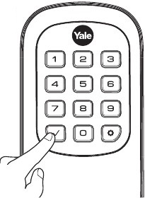 De deur ontgrendelen met een PIN code
