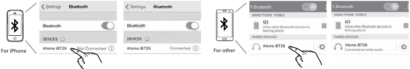 Stap 2 voor het koppelen van uw Bluetooth-apparaat