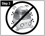 Reservoir vullen Stap 3