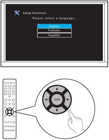 De instructies van de installatiehulp op het scherm volgen