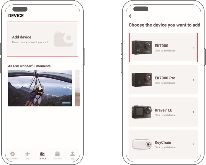 VERBINDING MAKEN MET DE APP