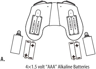 BATTERIJINSTALLATIE AFSTANDSBEDIENING