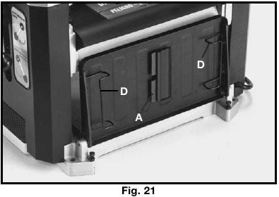 OPBERGRUIMTE MESOVERBRENGGEREEDSCHAP Fig. 21