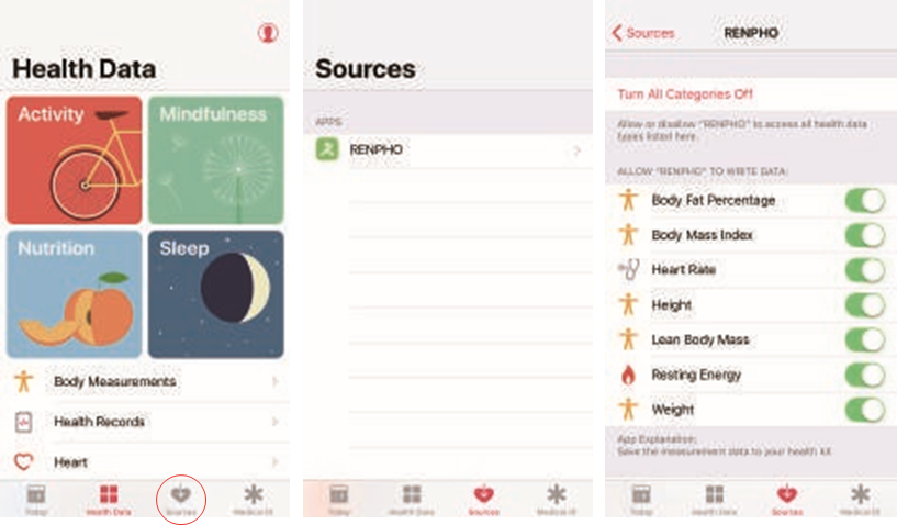 Apple Health Stap 1