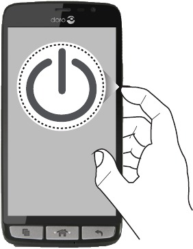 De telefoon inschakelen