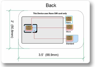 Nano-simkaart en microSD-kaarten plaatsen/verwijderen Stap 1