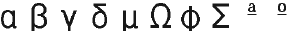 Griekse letters