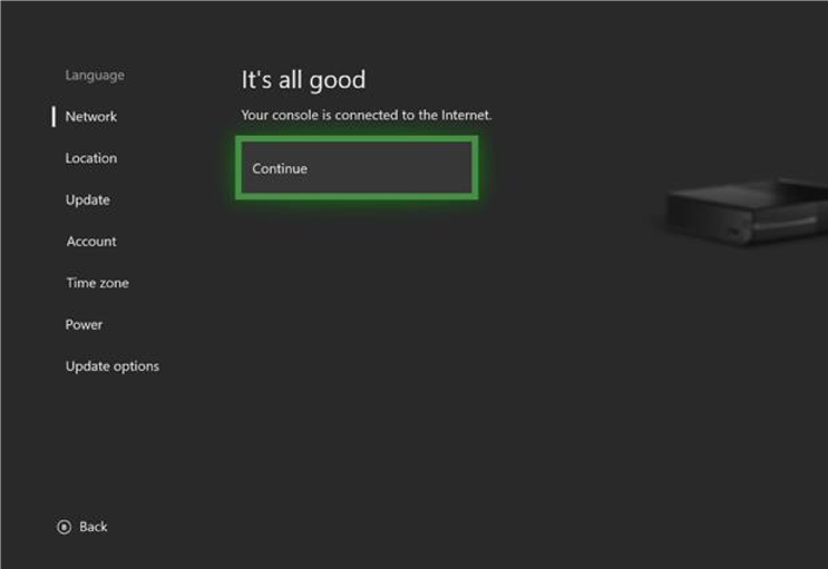 Verbind je console met internet Stap 2