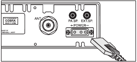 Basisstationbediening (vanaf 120V AC-huisstroom) Stap 2