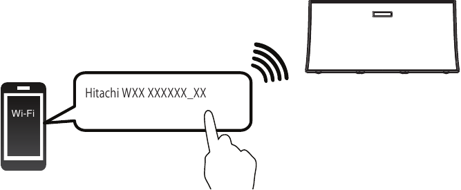 Een mobiel apparaat gebruiken voor Wi-Fi-configuratie Stap 2