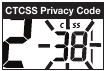 CTCSS-privacycode