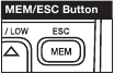 MEM/ESC-knop