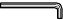 4mm Hex. bar inbussleutel