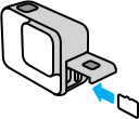 JE MICROSD-KAART INSTALLEREN Stap 2