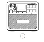 Standaard (accessoires inbegrepen) Stap 1