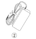 Standaard (accessoires inbegrepen) Stap 2