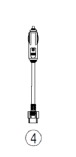 Standaard (accessoires inbegrepen) Stap 4