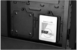 2.5"SSD installatie Stap 7
