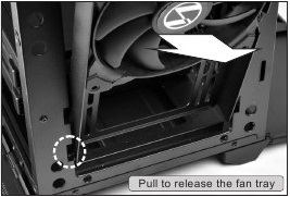 Verwijder de ventilatorlade Stap 3