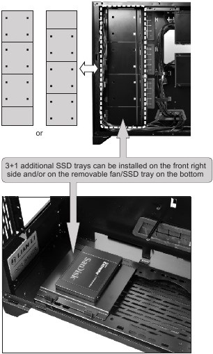 2.5" SSD installatie Stap 3