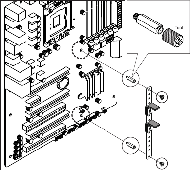 Graphics Card Anti-Sag Bracket (GB-001) installatie Stap 3