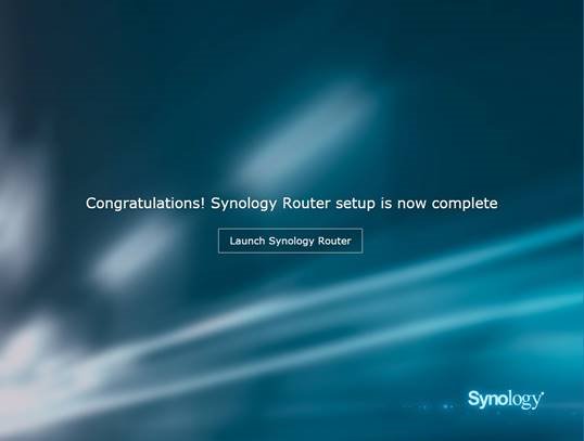 Synology Router Manager (SRM) instellen Stap 7