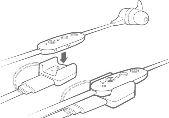 OPLADEN/BATTERIJSTATUS Stap 2