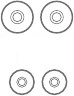 Silicone Ear Tips (S, L)