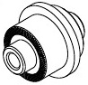 Adapter B - Omkeerbare naafspacer voor 130 mm en 135 mm snelspanner