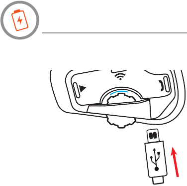 Gebruik tijdens het opladen stap 1