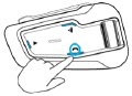 Om een niet-Cardo Bluetooth-intercom groep unit te koppelen Stap 5