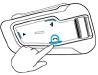 Om te schakelen tussen twee gesprekken op twee mobiele telefoons (zonder een van beide gesprekken te verbreken)